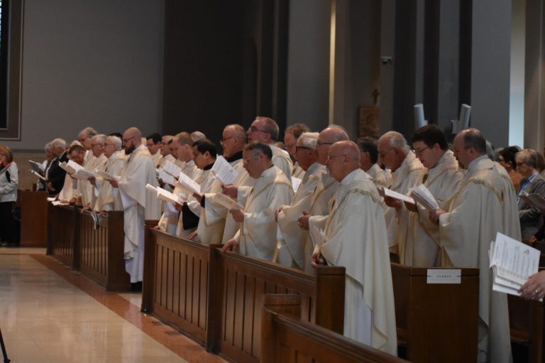 The Church Alive:  Priests assembled at the Chrism Mass