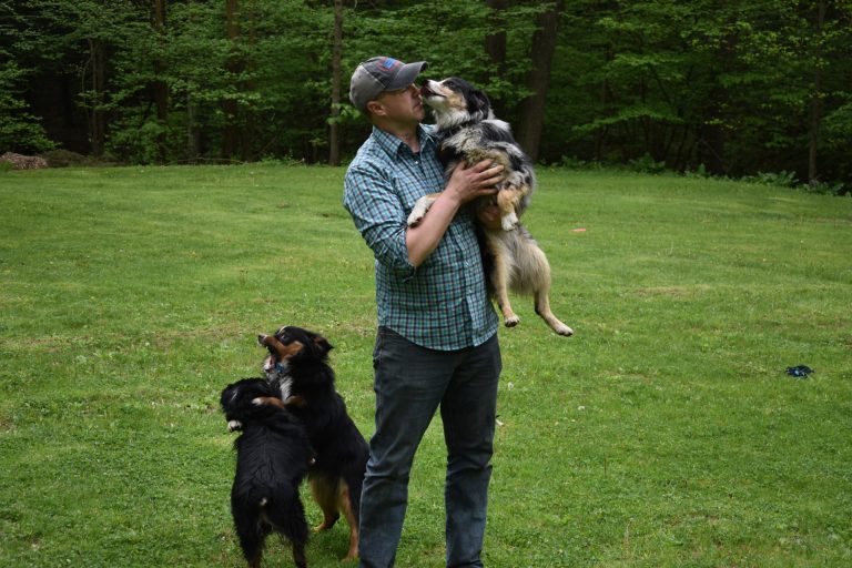 Eric With Dogs 38